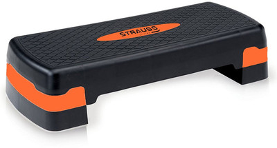 Strauss Aerobic Stepper(Black, Orange)
