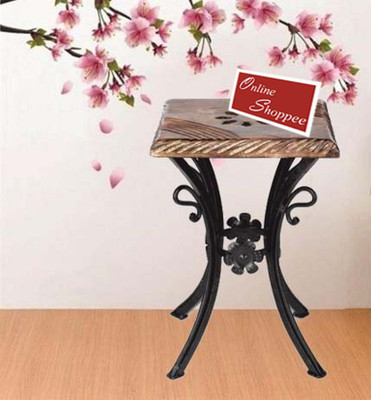 Onlineshoppee Outdoor & Cafeteria Stool(Brown, Black)