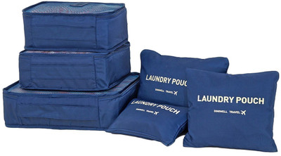 Skyzone 6 in 1 Travel Clothes Organizer Bag Cosmetics Make-up Laundry Pouch, Multi(Blue)
Skyzone 6 in 1 Travel Clothes Organizer Bag Cosmetics Make-up Laundry Pouch, Multi(Blue)