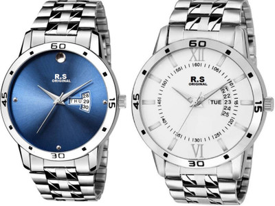 R S Original RSO-4054 DAY AND DATE BLUE WATCH FOR MEN Watch - For Men