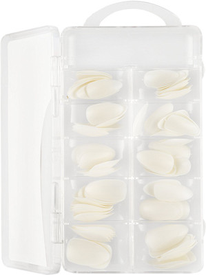 Foolzy Oval Nails Tips White Full Cover Acrylic False Nails 10 Sizes 100pcs For Nail Art White(Pack of 100)
Foolzy Oval Nails Tips White Full Cover Acrylic False Nails 10 Sizes 100pcs For Nail Art White(Pack of 100)