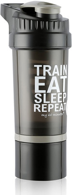 My 60 Minutes for Protein, Bodybuilding, Gym, Stackable Compartments for Storage, Stainless Whisk, Pill Storage, Leak Proof, 500 ml Shaker(Pack of 1, Black)
My 60 Minutes for Protein, Bodybuilding, Gym, Stackable Compartments for Storage, Stainless Whisk, Pill Storage, Leak Proof, 500 ml Shaker(Pack of 1, Black)