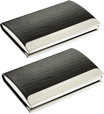 Flipkart SmartBuy High Quality Pack of 2 Black Matt Finish ATM/ID/Visiting SUPER SLEEK 10 Card Holder(Set of 2, Black)
Flipkart SmartBuy High Quality Pack of 2 Black Matt Finish ATM/ID/Visiting SUPER SLEEK 10 Card Holder(Set of 2, Black)