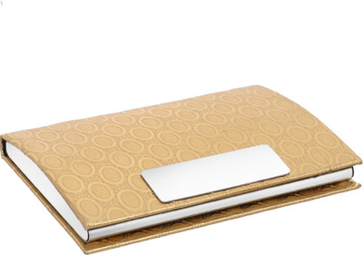 Flipkart SmartBuy High Quality | Golden Shine Finish Textured Executive ATM/ID/Visiting SUPER SLEEK, Sturdy 10 Card Holder(Set of 1, Gold)
Flipkart SmartBuy High Quality | Golden Shine Finish Textured Executive ATM/ID/Visiting SUPER SLEEK, Sturdy 10 Card Holder(Set of 1, Gold)
