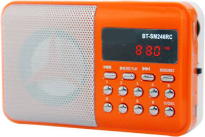 CRETO latest high sound BIT SM246 Fm radio support usb , memory card, aux in , recording FM Radio(orange)
CRETO latest high sound BIT SM246 Fm radio support usb , memory card, aux in , recording FM Radio(orange)