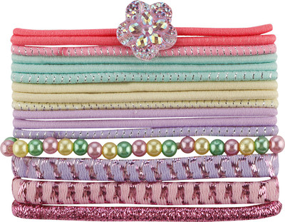 Princesse Lili (France) Ponytail Hair Rubber Bands with Jewels for Girls and Kids (16 pcs) - Multicolour Rubber Band(Multicolor)
Princesse Lili (France) Ponytail Hair Rubber Bands with Jewels for Girls and Kids (16 pcs) - Multicolour Rubber Band(Multicolor)