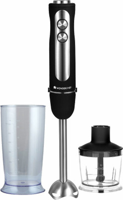 Wonderchef Eleganza Hand Blender 2-in-1 550 Hand Blender(Black & Silver)