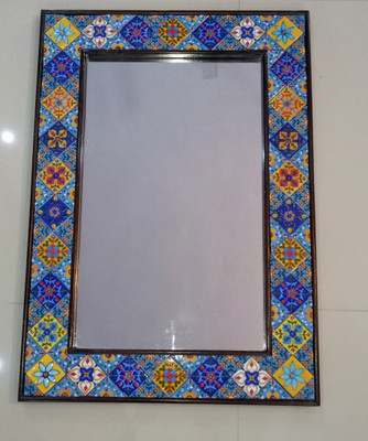 Shivkripa SKM Decorative Mirror(Square)