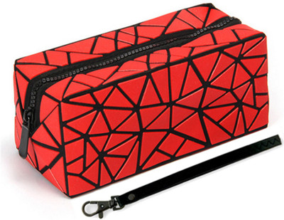 RackJack Cosmetic Pouch(Red, Black), Red_3001d