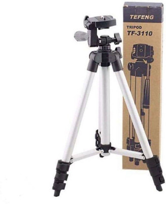 Davanics TF3110 Tripod(SLIVER-BLACK, Supports Up to 1500 g)