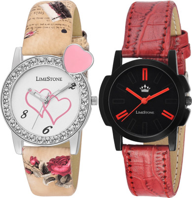 LimeStone LS1327+1330 Bestie Combo Pack of 2 Designer Strap Analog Watch - For Women
LimeStone LS1327+1330 Bestie Combo Pack of 2 Designer Strap Analog Watch - For Women