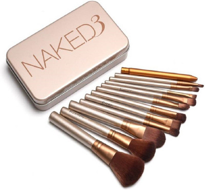 Whinsy Naked3 Makeup Brush Set(Pack of 12)