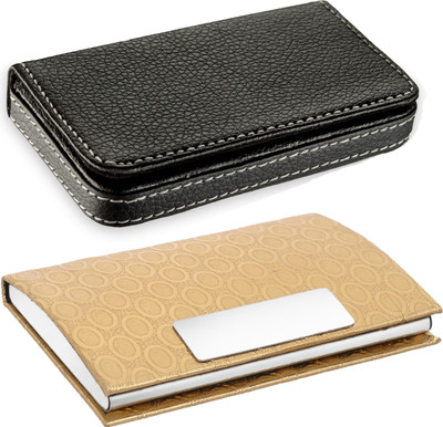 Flipkart SmartBuy High Quality | Pack of 2 | Stylish Black Shiny and Golden Leatherite Finish Credit/debit/ATM/ID/Visiting SUPER SLEEK, STURDY 10 Card Holder(Set of 2, Gold, Black)
Flipkart SmartBuy High Quality | Pack of 2 | Stylish Black Shiny and Golden Leatherite Finish Credit/debit/ATM/ID/Visiting SUPER SLEEK, STURDY 10 Card Holder(Set of 2, Gold, Black)