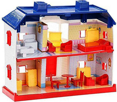 FEMININE STYLE Doll House Playset with living room ,bedroom, bath room, dining room 24 Pieces (Multi-color)(Multicolor)
FEMININE STYLE Doll House Playset with living room ,bedroom, bath room, dining room 24 Pieces (Multi-color)(Multicolor)