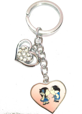 Prime Key Chain Romantic Couples kissing Heart With Stone Work Key Chain ED Key Chain
Prime Key Chain Romantic Couples kissing Heart With Stone Work Key Chain ED Key Chain