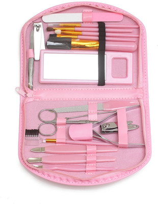 EKAN Manicure Pedicure Stainless Steel Travel Size Grooming Kit Women And Girls(18 g, Set of 18)
EKAN Manicure Pedicure Stainless Steel Travel Size Grooming Kit Women And Girls(18 g, Set of 18)