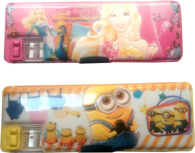 HOTDEALZZ Magnetic Minnions, Barbie Art Plastic Pencil Boxes(Set of 2, Gold, Pink)
HOTDEALZZ Magnetic Minnions, Barbie Art Plastic Pencil Boxes(Set of 2, Gold, Pink)