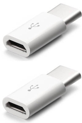 OLECTRA Pack of 2 Type C To Micro USB Adapter For Charging FOR ALL TYPE C DEVICES USB Adapter (White) 4 Type C to Micro USB adapter for charging USB Charger (Multicolor) USB Adapter(White)
OLECTRA Pack of 2 Type C To Micro USB Adapter For Charging FOR ALL TYPE C DEVICES USB Adapter (White) 4 Type C to Micro USB adapter for charging USB Charger (Multicolor) USB Adapter(White)