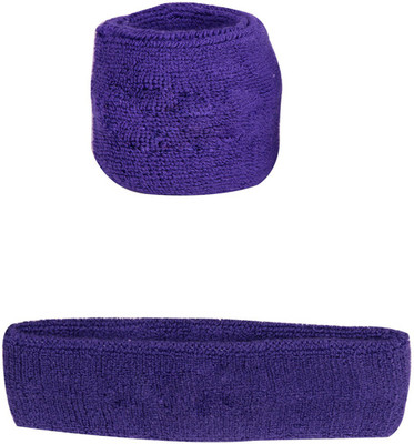 OROLYF Head Band & Wrist Band Combo Fitness Band(Purple, Pack of 2)