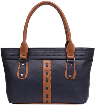 Hester Shoulder Bag(Blue, Tan)