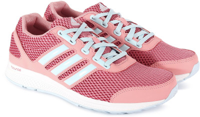 ADIDAS Boys & Girls Lace Running Shoes(Pink, Raypnk/iceblu/crapnk