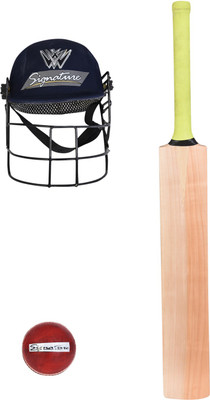 W SIGNATURE PLAIN Cricket Bat Leather Ball + 1 Halmet Cricket Kit(Bat Size: 5 (Age Group 10 - 12 Years))
W SIGNATURE PLAIN Cricket Bat Leather Ball + 1 Halmet Cricket Kit(Bat Size: 5 (Age Group 10 - 12 Years))