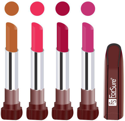 Forsure American Matte Lipstick Multi color Combo (Set Of 4 pcs)(Multocolor, 16 ml)
Forsure American Matte Lipstick Multi color Combo (Set Of 4 pcs)(Multocolor, 16 ml)