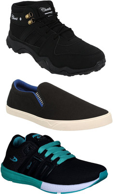 Chevit Pack of 3 Casual and Sports Shoes (Loafers Shoes) Casuals For Men(Multicolor, Black
Chevit Pack of 3 Casual and Sports Shoes (Loafers Shoes) Casuals For Men(Multicolor, Black