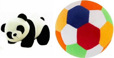 Shopfloor.XYZ Stuffed Panda Soft Toy and FOOTBALL Combo Pack of 2 - 25 cm(Multicolor)
Shopfloor.XYZ Stuffed Panda Soft Toy and FOOTBALL Combo Pack of 2 - 25 cm(Multicolor)