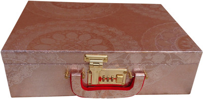 Haryana Craft 3 Rows Bangle Organizer Box Made By Hard Board Wooden Coated with Lock System L*B*H :32*25*9 cm Vanity Box(Multicolor)
Haryana Craft 3 Rows Bangle Organizer Box Made By Hard Board Wooden Coated with Lock System L*B*H :32*25*9 cm Vanity Box(Multicolor)