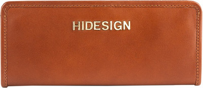 Hidesign Women Tan Genuine Leather Wallet(1 Card Slot)