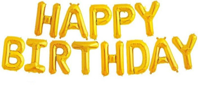 DALUCI Solid 16 Inch 13 Pieces Foil Letter Balloons Happy Birthday Party Decoration Kids Blue Pink Birthday Balloons Event Supplies Balloon(Gold, Pack of 1)
DALUCI Solid 16 Inch 13 Pieces Foil Letter Balloons Happy Birthday Party Decoration Kids Blue Pink Birthday Balloons Event Supplies Balloon(Gold, Pack of 1)