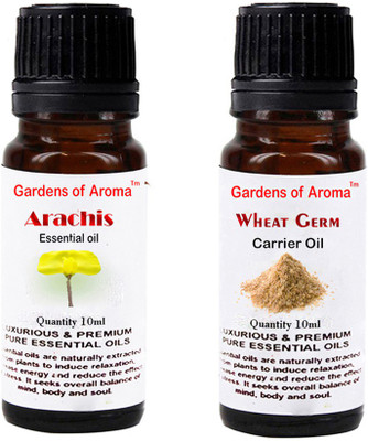 Gardens Of Aroma Arachis Essential Oil And Wheat germ Carrier Oil(20 ml)