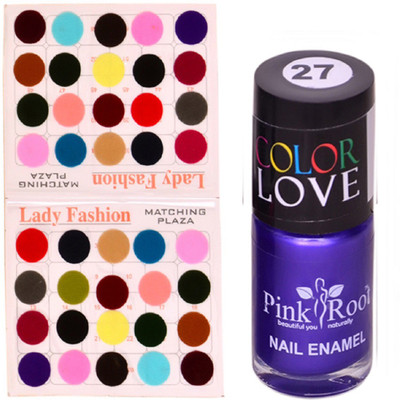Pink Root Nail Paint No. 27 (15ml), Lady Fashion Multi Color No. 15 Bindi(Set of 2)
Pink Root Nail Paint No. 27 (15ml), Lady Fashion Multi Color No. 15 Bindi(Set of 2)