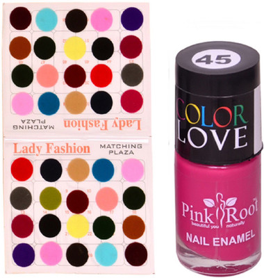Pink Root Nail Paint No. 45 (15ml), Lady Fashion Multi Color No. 15 Bindi(Set of 2)
Pink Root Nail Paint No. 45 (15ml), Lady Fashion Multi Color No. 15 Bindi(Set of 2)