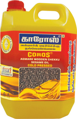 Coros oil COLD PRESSED WOODEN CHEKKU SESAME OIL 5 L Sesame Oil Plastic Bottle(5 L)
Coros oil COLD PRESSED WOODEN CHEKKU SESAME OIL 5 L Sesame Oil Plastic Bottle(5 L)