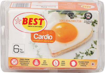 Best Cardio Hen White Eggs(6 Units)