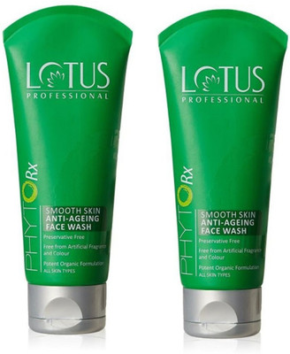 Lotus Professional Phytorx Smooth Skin Anti-Ageing Face Wash (Pack of 2) Face Wash(160 g)
Lotus Professional Phytorx Smooth Skin Anti-Ageing Face Wash (Pack of 2) Face Wash(160 g)