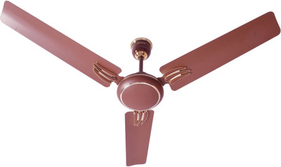 PLAZA Jet Kool Plus 1200 mm 3 Blade Ceiling Fan(Brown, Pack of 1)