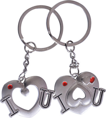 Naughty I Love You Hearts Key Chain