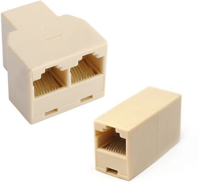 Techvik Pack Of RJ45 Female to Female Network Connector With RJ45 Splitter adapter LAN Connector 1 Female to 2 Female Lan Adapter(10 Mbps)
Techvik Pack Of RJ45 Female to Female Network Connector With RJ45 Splitter adapter LAN Connector 1 Female to 2 Female Lan Adapter(10 Mbps)