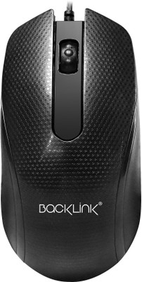BACKLINK BK-WM-00111 Wired Optical Gaming Mouse(USB 2.0, Black)