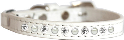 Mirage Pet Products Dog & Cat Everyday Collar(, White