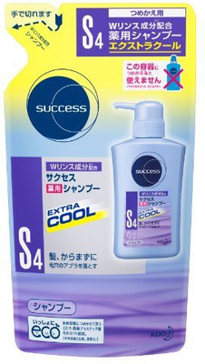 SUCCESS Kao RinseIn Sampoo Extra Cool Refill(300 ml)