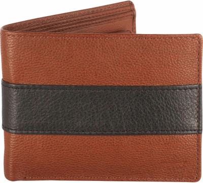 SPAIROW Men Brown Genuine Leather Wallet(6 Card Slots)