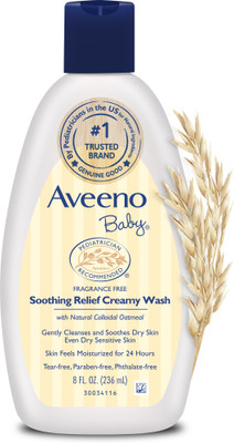 Aveeno Baby Soothing Relief Creamy Wash(236 ml)
