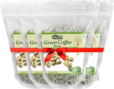 Gruner Gruner's Natural Unroasted Green Coffee Beans (Combo 4 Pack) Filter Coffee(4 x 125 g)
Gruner Gruner's Natural Unroasted Green Coffee Beans (Combo 4 Pack) Filter Coffee(4 x 125 g)