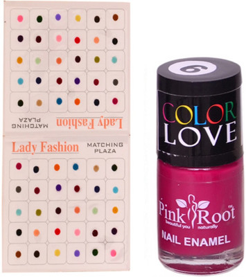 Pink Root Nail Polish No. 09 (15ml) Lady Fashion Multi Color No. 13 Bindi(Set of 2)
Pink Root Nail Polish No. 09 (15ml) Lady Fashion Multi Color No. 13 Bindi(Set of 2)