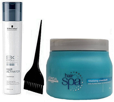 studio Hair Brush, Schwarzkopf Professional BC Hair Activator Shampoo 250 ml with L'oreal Vitalizing Creambath Hair Spa 40g(Set of 3)
studio Hair Brush, Schwarzkopf Professional BC Hair Activator Shampoo 250 ml with L'oreal Vitalizing Creambath Hair Spa 40g(Set of 3)