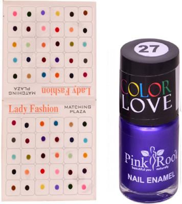 Pink Root Nail Polish No. 27 (15ml) Lady Fashion Multi Color No. 13 Bindi(Set of 2)
Pink Root Nail Polish No. 27 (15ml) Lady Fashion Multi Color No. 13 Bindi(Set of 2)